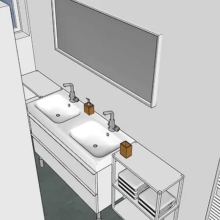 아파트 Brunhilde - Messe - 59 M²