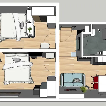 Brunhilde - Messe - 59 M² Apartamento Graz
